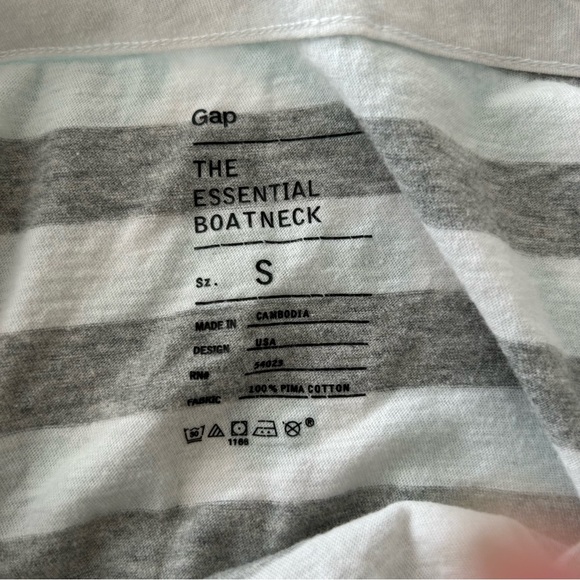 GAP Womens Boatneck Stripe Top - Picture 10 of 11